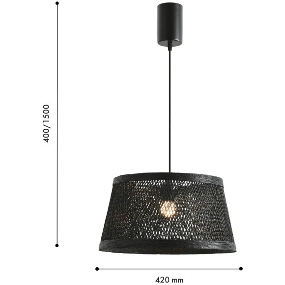 Подвесной светильник с плафоном из дерева Favourite 4830-1P