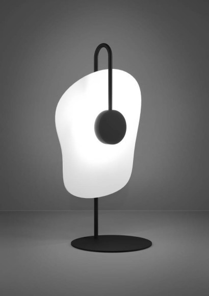 390208 LARDERIA Настольная лампа светодиодная с выключателем, дерево белый, 540Лм, 3000К