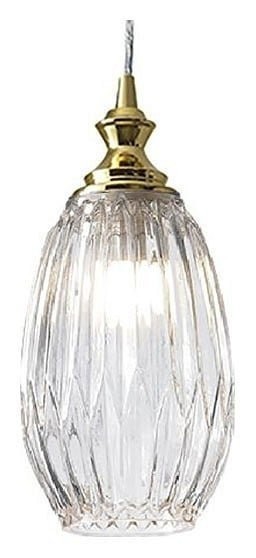 Подвесной светильник с 1 плафоном Newport 6141/S gold/clear 6140 под лампу 1xE27 100W