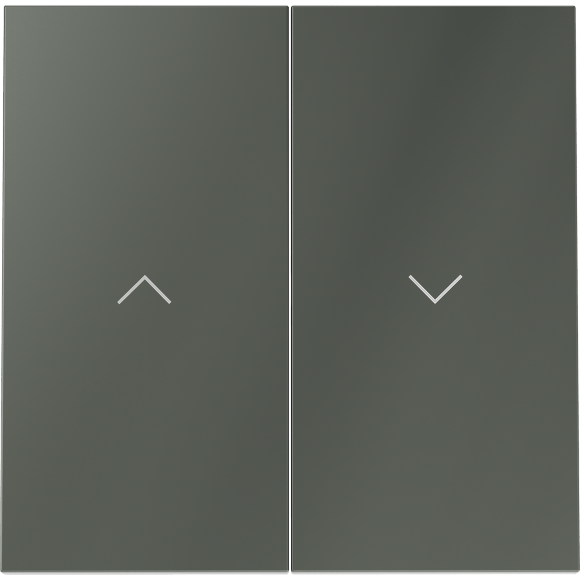 VLS002506 Клавиши для механизма управления жалюзи звонкового типа титанового цвета VOLTUM S70 (титан)