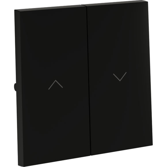 VLS002508 Клавиши для механизма управления жалюзи звонкового типа черного матового цвета VOLTUM S70 (черный матовый)