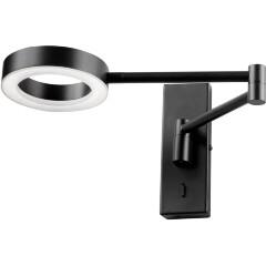 Прикроватный светодиодный светильник Lightstar Loft 765687 черный, поворотный, LED 5Вт 3000К CRI80 450Лм 120°, с выключателем