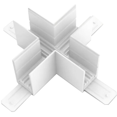 Lightstar Teta 505286-ALU Соединитель белый Х-образный, для накладных и подвесных треков (шинопроводов) серии Teta Lightstar Teta 505286-ALU Соединитель белый Х-образный, для накладных и подвесных треков (шинопроводов) серии Teta