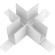 Lightstar Teta 505286-ALU Соединитель белый Х-образный, для накладных и подвесных треков (шинопроводов) серии Teta Lightstar Teta 505286-ALU Соединитель белый Х-образный, для накладных и подвесных треков (шинопроводов) серии Teta
