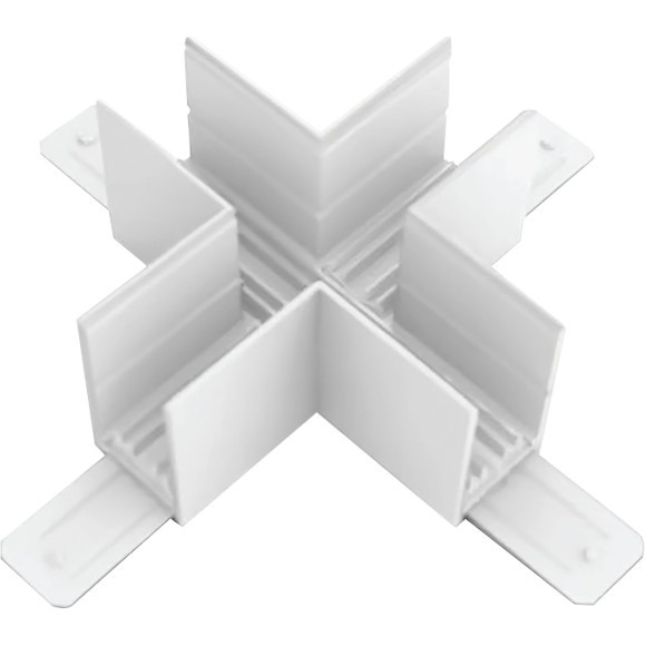 Lightstar Teta 505286-ALU Соединитель белый Х-образный, для накладных и подвесных треков (шинопроводов) серии Teta Lightstar Teta 505286-ALU Соединитель белый Х-образный, для накладных и подвесных треков (шинопроводов) серии Teta