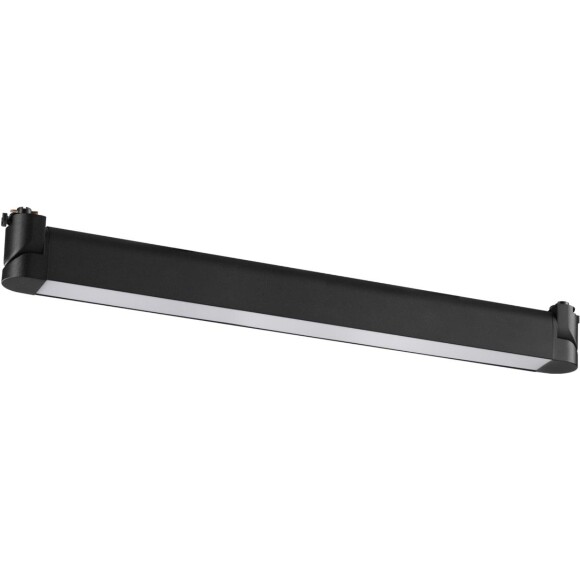 Novotech ITER 359792 Черный однофазный двухжильный трековый светильник длиной 46см, поворотный плафон, с CCT переключением цветовой температуры LED 24Вт 2032Лм CRI≥90 113° 2700-3200-4000К IP20 220V