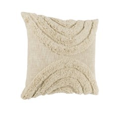 420337 CHEVERY Подушка декоративная L450 B450, наволочка: 100% хлопок, кремовый, наполнитель: 100% полиэстер