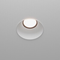 Crystal Lux CLT 083C1 WH 4000K 1400/004 Бесконтурный встраиваемый в ГКЛ светильник, круглый белый, диаметр отверстия в потолке 71мм, светодиодный 12Вт 4000К 1200Лм 24° CRI90 UGR<17