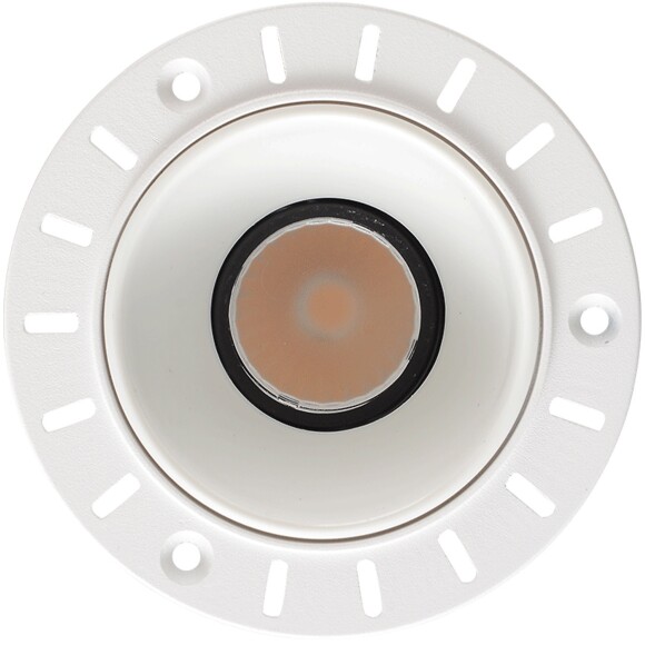 Crystal Lux CLT 083C1 WH 4000K 1400/004 Бесконтурный встраиваемый в ГКЛ светильник, круглый белый, диаметр отверстия в потолке 71мм, светодиодный 12Вт 4000К 1200Лм 24° CRI90 UGR<17