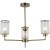 SLE1046-302-03 Светильник потолочный Бронза/Прозрачный E27 3*60W VESTRE