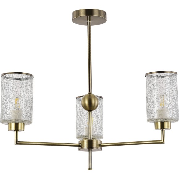 SLE1046-302-03 Светильник потолочный Бронза/Прозрачный E27 3*60W VESTRE