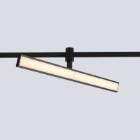 Crystal Lux CLT 0.37 001 18W BL SMART 1409/389 Черный трековый линейный поворотный светильник, для гибкой трек системы TRACE, 345x122x32мм, SMART 18Вт 1530Лм 120°CRI90 2700-6500К IP20 48V
