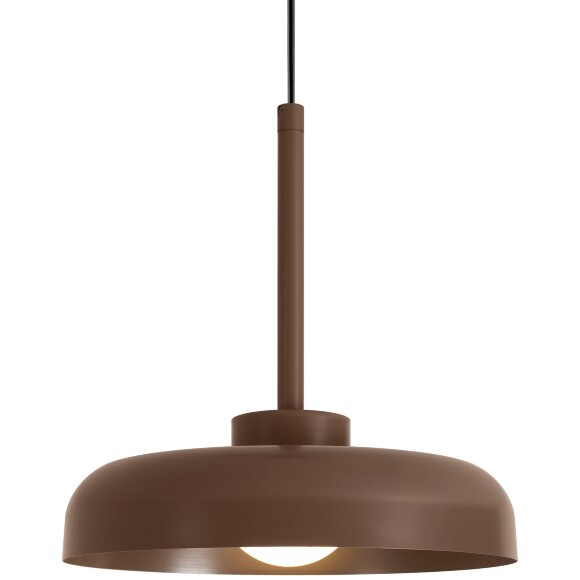 Freya Movement FR5602PL-L5BR Светильник подвесной светодиодный, с фиксируемой высотой, коричневое основание и металлический плафон диаметром 18см, CCT перекл. цветовой температуры, 7Вт 2700;3000;4000K 500Лм CRI80 120° IP20 220V