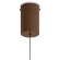 Freya Movement FR5602PL-L5BR Светильник подвесной светодиодный, с фиксируемой высотой, коричневое основание и металлический плафон диаметром 18см, CCT перекл. цветовой температуры, 7Вт 2700;3000;4000K 500Лм CRI80 120° IP20 220V