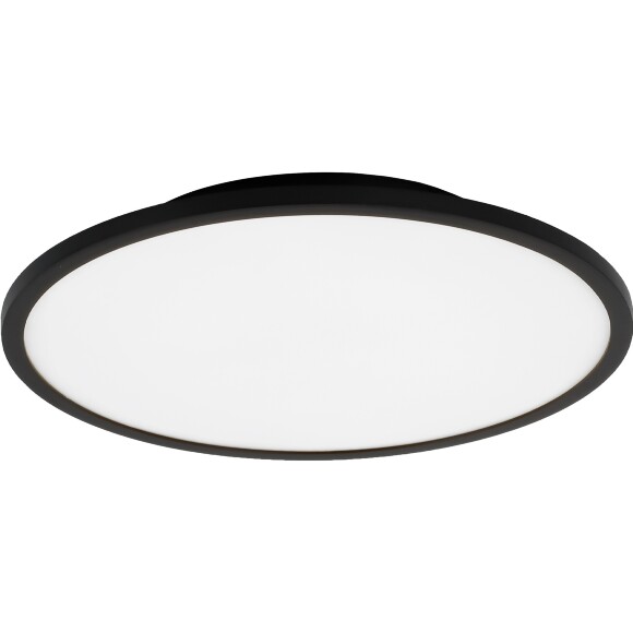 ST Luce TASSEN SLE1811.402.01 Светильник потолочный металлический накладной декоративный интерьерный, основание металл черный, плафон акрил матовый белый, диаметр 49см, LED 42Вт 4000K 3360Лм CRI80 120° IP20 220В