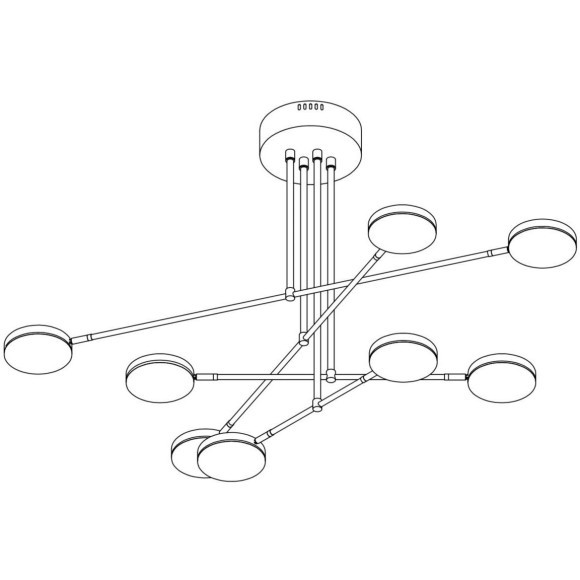 Потолочная люстра светодиодная Fad MOD070PL-L48B3K Потолочная люстра светодиодная Fad MOD070PL-L48B3K
