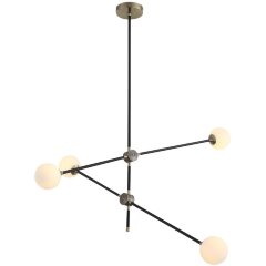 SL429.403.04 Светильник подвесной ST-Luce Черный, Золотистый/Белый G9 4*5W BASTONCINO