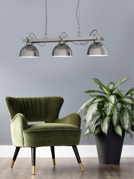 43168 EGLO LUBENHAM 1 Подвес с тремя лампами E27, 78Вт, винтаж, бежевый