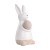 427891 Фигурка Заяц MADIORANO L87, B70, H170 фарфор, белый, бежевый