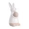 427891 Фигурка Заяц MADIORANO L87, B70, H170 фарфор, белый, бежевый
