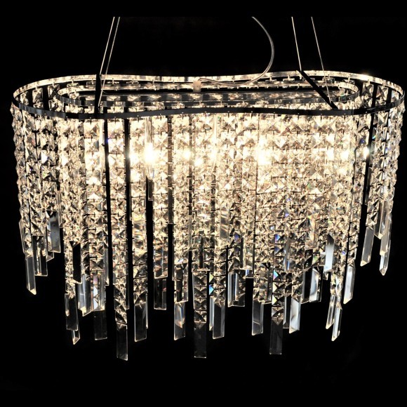 Хрустальная подвесная люстра Lumina Deco Zucchero LDP 2159-600 CHR