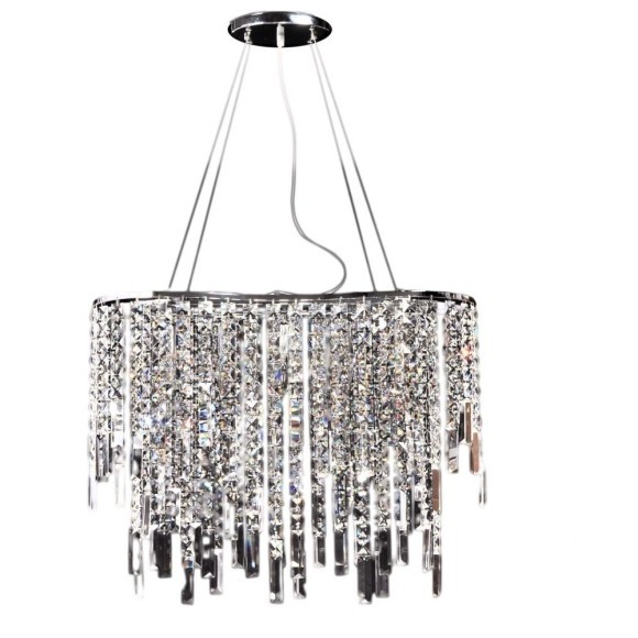 Хрустальная подвесная люстра Lumina Deco Zucchero LDP 2159-600 CHR