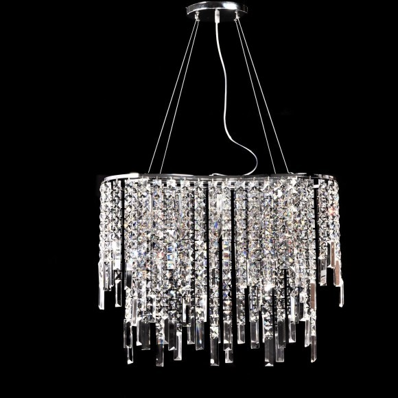 Хрустальная подвесная люстра Lumina Deco Zucchero LDP 2159-600 CHR