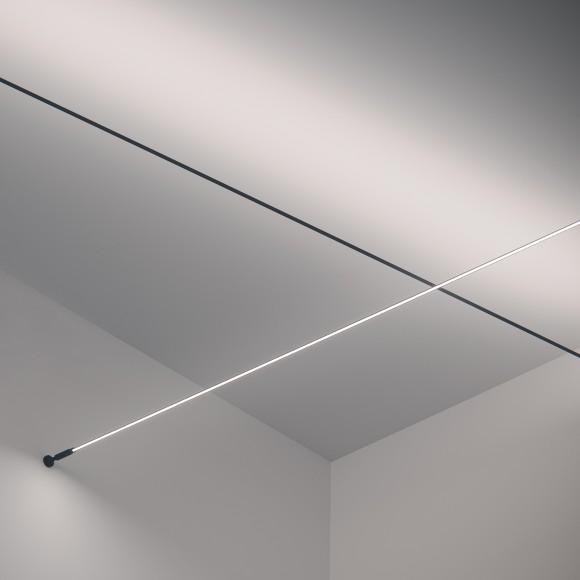 Тросовая система CORDA 10м и блок питания на 200W (max мощность ленты 18.6W/метр) Corda Lightstar 200CORDA10