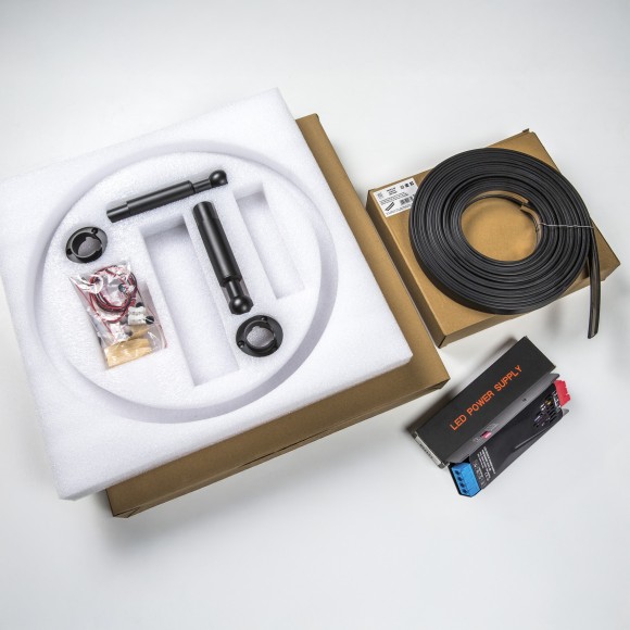 Тросовая система CORDA 10м и блок питания на 200W (max мощность ленты 18.6W/метр) Corda Lightstar 200CORDA10