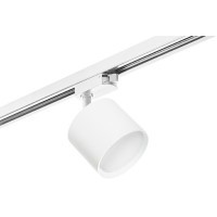 Однофазный двужильный трековый светильник Lightstar R1T3486 Rullo под сменную лампу GX53