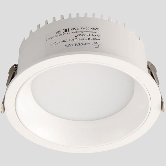 Светильник встраиваемый Crystal Lux CLT 529C105 WH 4000K 1400/337