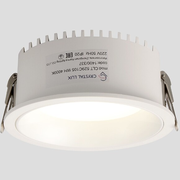 Светильник встраиваемый Crystal Lux CLT 529C105 WH 4000K 1400/337