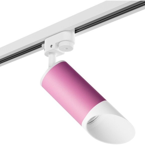 Однофазный двужильный трековый светильник Lightstar R1T43236 Rullo под сменную лампу GU10