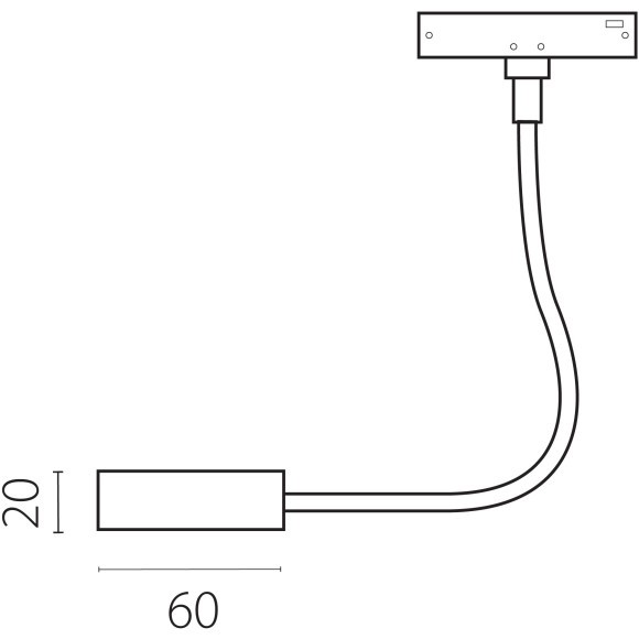 Светильник для чтения 24V 3W 24° 3000K, черный Linea Lightstar 236037