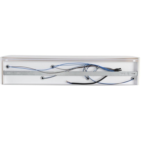 8327/6W Настенная бра шириной 60см с текстильным серо-бежевым плафоном под лампы E14 6*40W 220V LUMION GOFERA