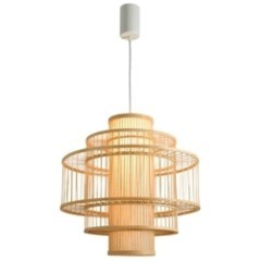 Подвесной деревянный светильник Favourite 4831-1P Riso