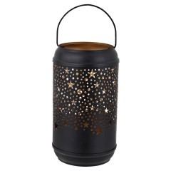 422058 Подсвечник LUGAIT, B180, ?100, сталь, черный, золотой 422058 Подсвечник LUGAIT, B180, ?100, сталь, черный, золотой