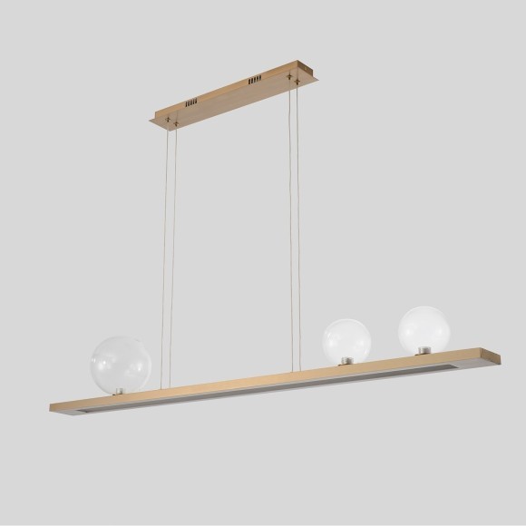 Светильник подвесной Crystal Lux AHORA SP1 L1200 BRASS Светильник подвесной Crystal Lux AHORA SP1 L1200 BRASS