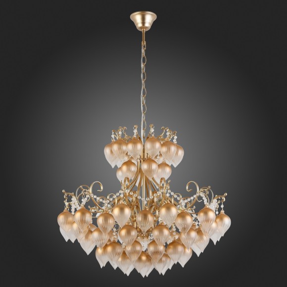 SL659.303.06 Люстра подвесная ST-Luce Золотистый/Золотистый E14 6*40W FRUTTI