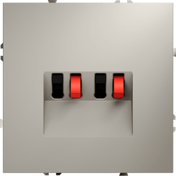 VLS060303 Розетка акустическая 4-местная для подключения динамиков и других звуковоспроизводящих устройств (для проводов сечением 0,5 — 4 ММ²) кашемирового цвета VOLTUM S70 (кашемир) VLS060303 Розетка акустическая 4-местная для подключения динамиков и других звуковоспроизводящих устройств (для проводов сечением 0,5 — 4 ММ²) кашемирового цвета VOLTUM S70 (кашемир)