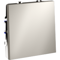 VLS010103 Выключатель встраиваемый одноклавишный кашемирового цвета 10А (2200 Ватт) VOLTUM S70 (кашемир)