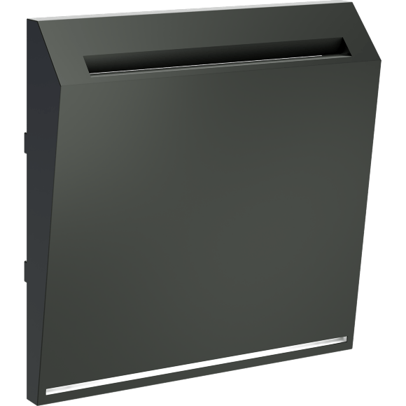 VLS002606 Накладка для выключателя питания карточного для отелей титанового цвета VOLTUM S70 (титан)