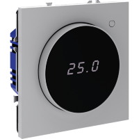 VLS070116 Терморегулятор электронный серого цвета. Индикация температуры и датчик для теплого пола. (Мощность 3500 Ватт) VOLTUM S70 (серый)