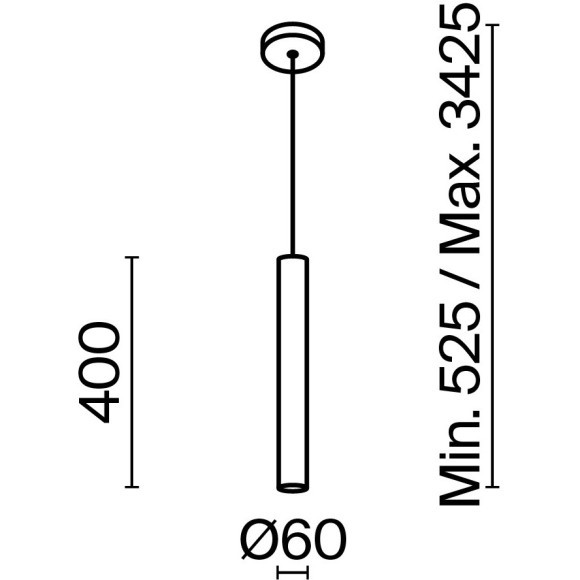 Подвесной светильник Maytoni MOD161PL-01B1
