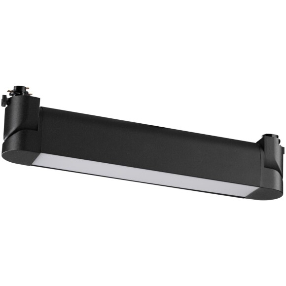 Novotech ITER 359795 Черный линейный поворотный однофазный трехжильный трековый светильник 26см, с CCT переключением цветовой температуры LED 12Вт 921Лм 110° CRI90 2700-3200-4000К IP20 220V