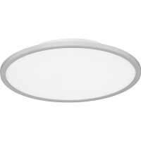 ST Luce TASSEN SLE1811-502-01 Светильник потолочный металлический накладной декоративный интерьерный, основание металл белый, плафон акрил матовый белый, диаметр 49см, LED 42Вт 4000K 3360Лм CRI80 120° IP20 220В