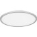ST Luce TASSEN SLE1811-502-01 Светильник потолочный металлический накладной декоративный интерьерный, основание металл белый, плафон акрил матовый белый, диаметр 49см, LED 42Вт 4000K 3360Лм CRI80 120° IP20 220В