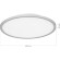 ST Luce TASSEN SLE1811-502-01 Светильник потолочный металлический накладной декоративный интерьерный, основание металл белый, плафон акрил матовый белый, диаметр 49см, LED 42Вт 4000K 3360Лм CRI80 120° IP20 220В