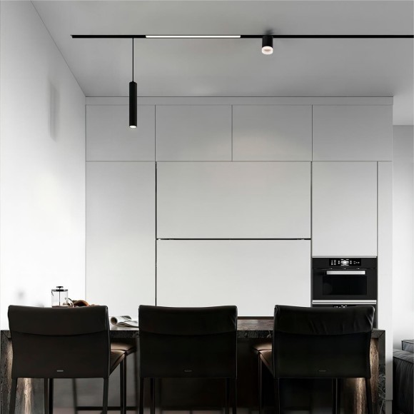 4585-1U Трековый магнитный светодиодный SMART (TUYA, Алиса, Bluetooth, Wi-Fi) светильник Favourite Logica 48V CRI90+ 3000-6000К 350Лм 24° 6