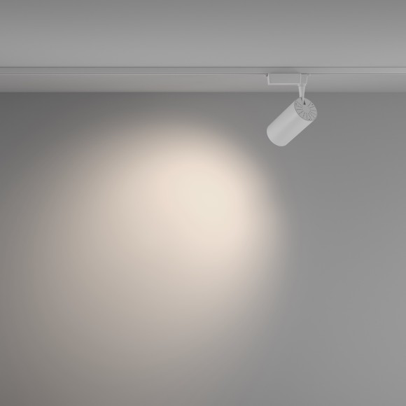 Однофазный двужильный светодиодный трековый светильник Maytoni Unity TR003-1-36W4K-W-W Vuoro 4000К 3450Лм CRI90+ 60° 36Вт